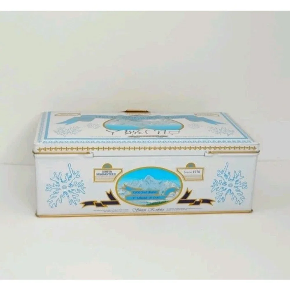 Shiroi Koibito Sakura Japan Cookie Tin Empty Souvenir Box No Cookies